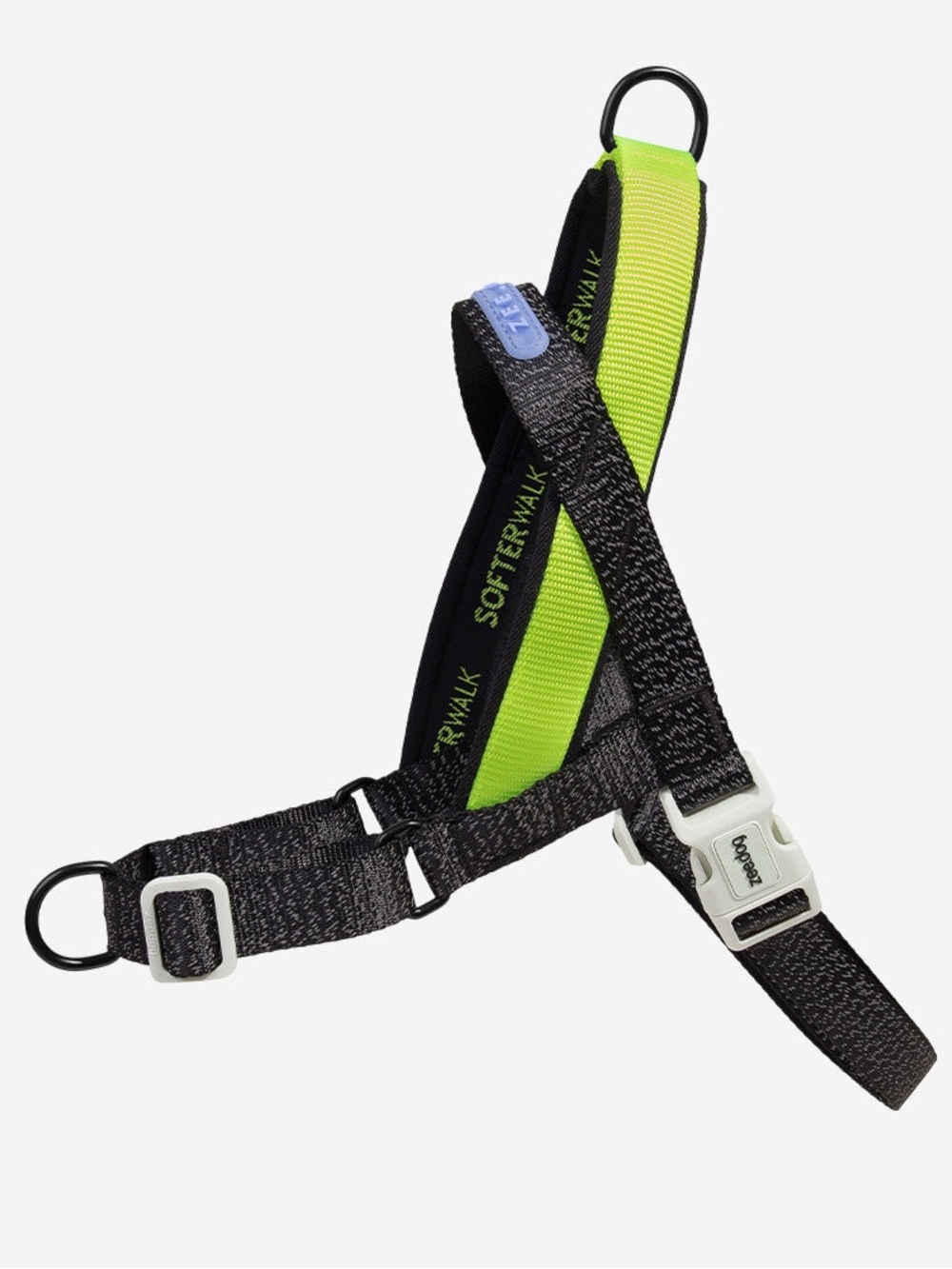 ZEE.DOG • NWOT No Pull NOX Reflective Softer Walk Harness - Medium
